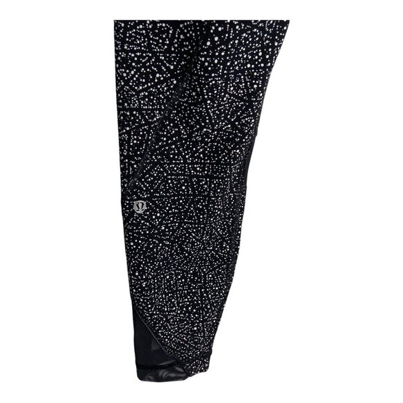 Lululemon Inspire Tight II 25" Night View White Black / Black-sz 8 - Picture 7 of 11